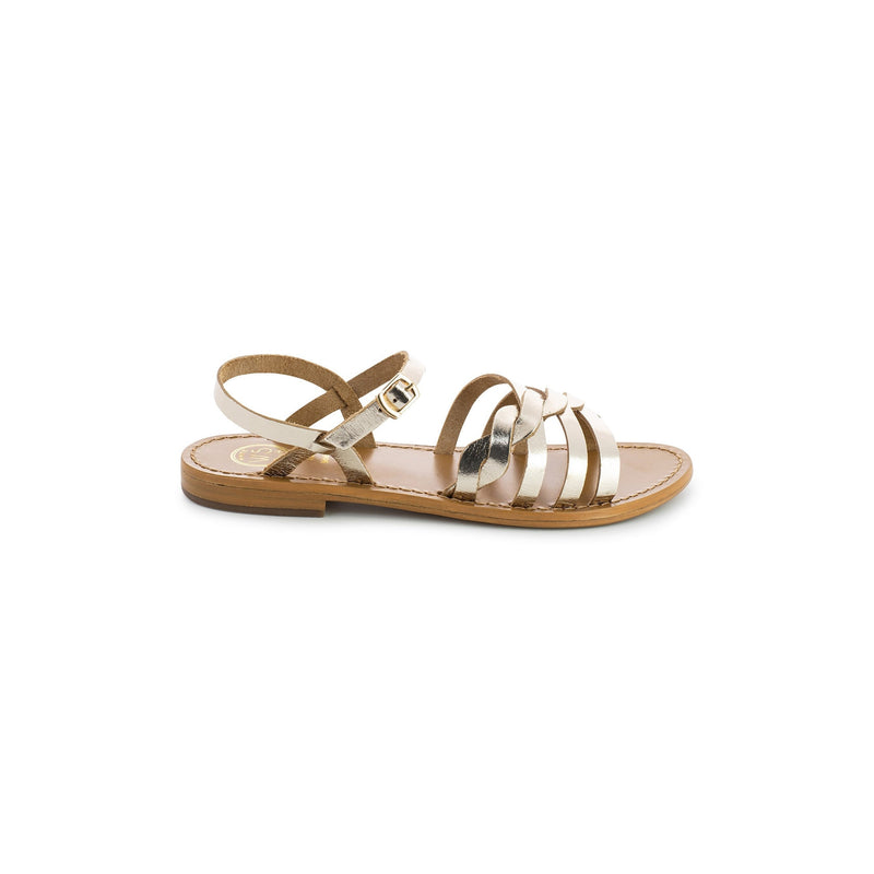 Sandales Rubra - Light Gold - Femme Sandales White Sun