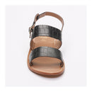 Sandales Sawan - Black Croco - Femme Sandales White Sun