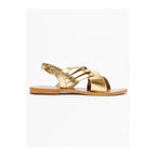 Trendy Alessio Sandals - Dark Gold - White Sun - White Sun* - The Bradery