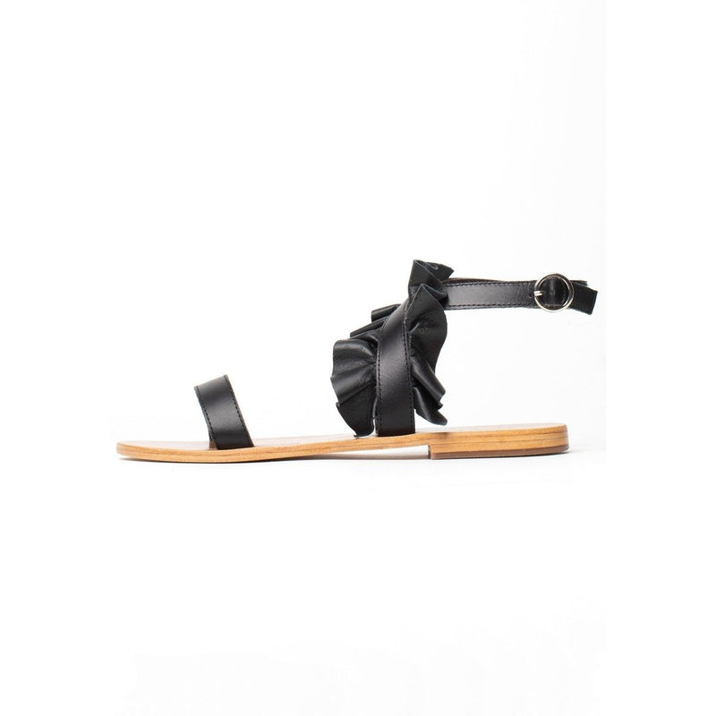 Astar Trendy Sandals - Black White Sun Trendy Sandals