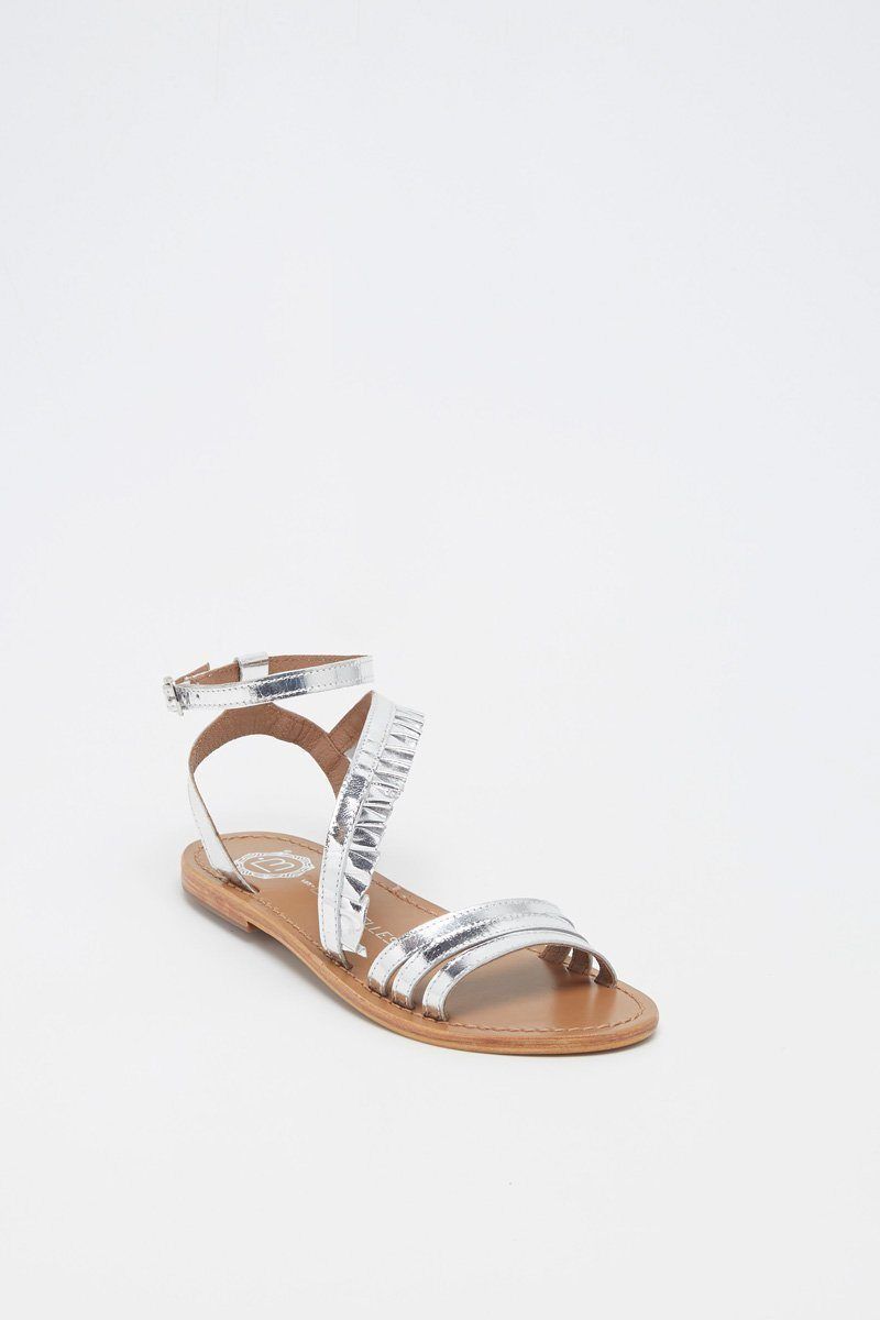 Sandales Tendance Carroll - Silver - Les Bagatelles - Les Bagatelles* - The Bradery