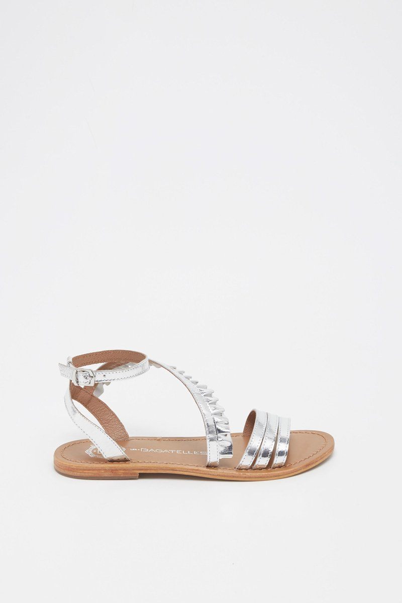 Sandales Tendance Carroll - Silver - Les Bagatelles - Les Bagatelles* - The Bradery