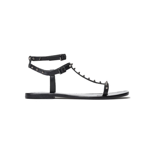 Sandalias de moda Fareani - Sandalias de moda de sol blanco negro