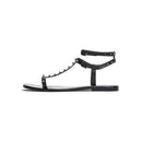 Sandalias de moda Fareani - Sandalias de moda de sol blanco negro