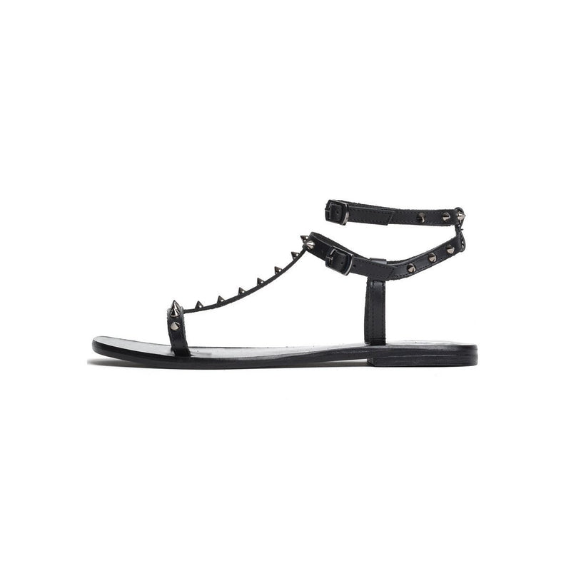 Sandalias de moda Fareani - Sandalias de moda de sol blanco negro
