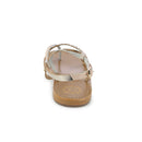 Garita Trendy Sandals - Light Pink/Gold/Rose Gold - Women - Les Bagatelles - Trendy Sandals - Les Bagatelles - The Bradery