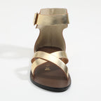 Sandalias Trendy Kalie - Sandalias Trendy Oro Oscuro Les Bagatelles