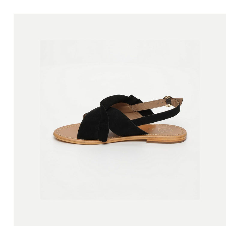 Sandales Tendance Lilly - Noir Sandales Tendance White Sun