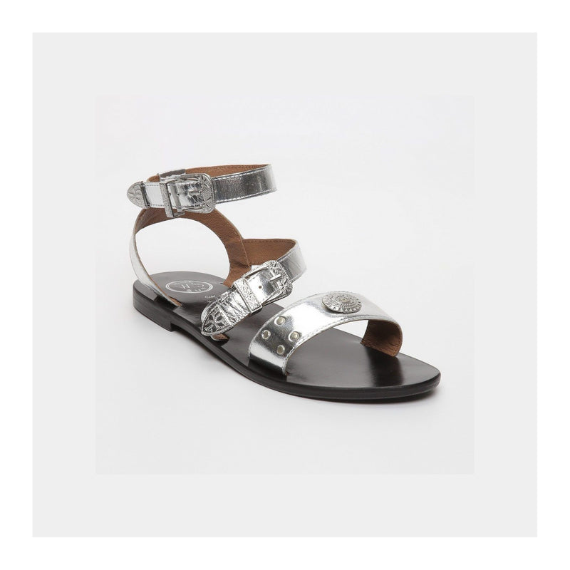 Sandalia Tendance Macarella - Sandalias plateadas Tendance White Sun