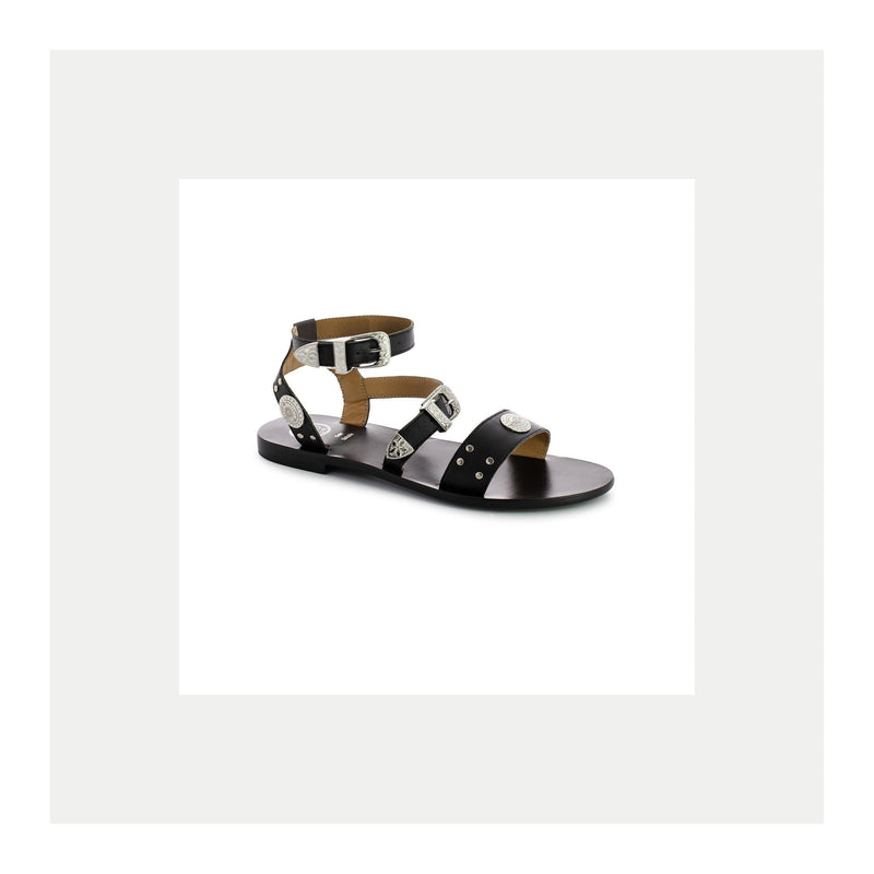 Sandales Tendance Macarella - Noir Sandales Tendance White Sun