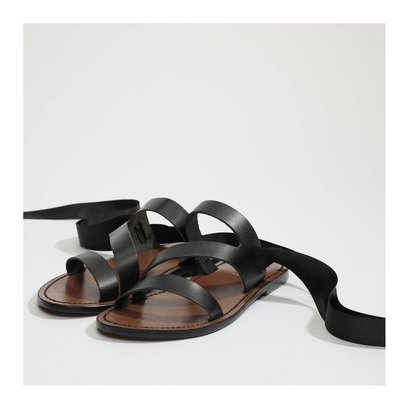 Sandalia Tendance Palla - Sandalias negras Tendance White Sun