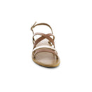 Sandales Tendance Paraena - Camel + Or Sandales Tendance White Sun