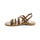 Sandales Tendance Paraena - Camel + Or Sandales Tendance White Sun