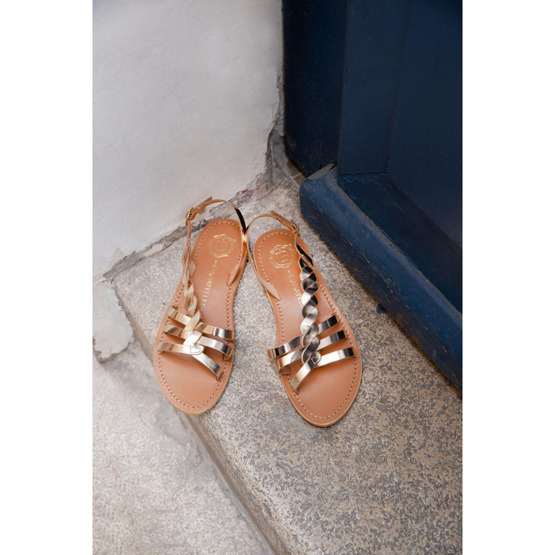 Sandalias Trendy Satyre - Dorado Claro - Mujer - Les Bagatelles - Sandalias Trendy - Les Bagatelles - The Bradery