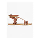 Sandales Tendance Tiki - Camel Sandales Tendance White Sun