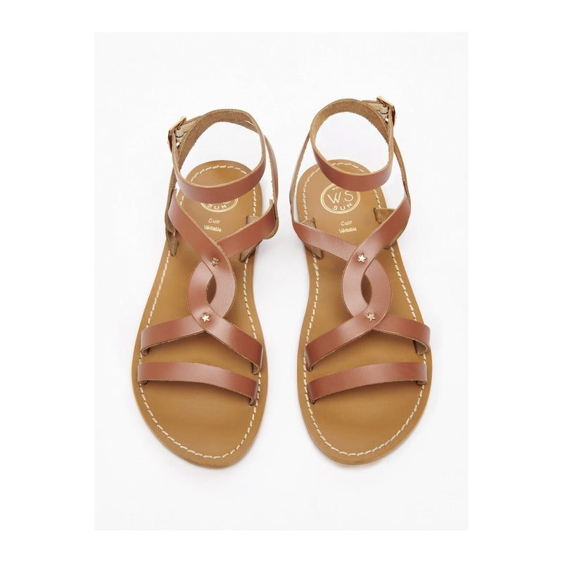 Sandalias Trendy Tiki - Camel Sandalias Trendy White Sun