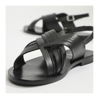 Sandalias Wintera Trendy - Sandalias Trendy Sun Blanco Negro