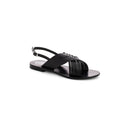 Sandalia Tendance Wintera - Sandalias negras Tendance White Sun