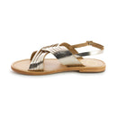 Sandalia Tendance Wintera - Sandalias doradas Tendance White Sun