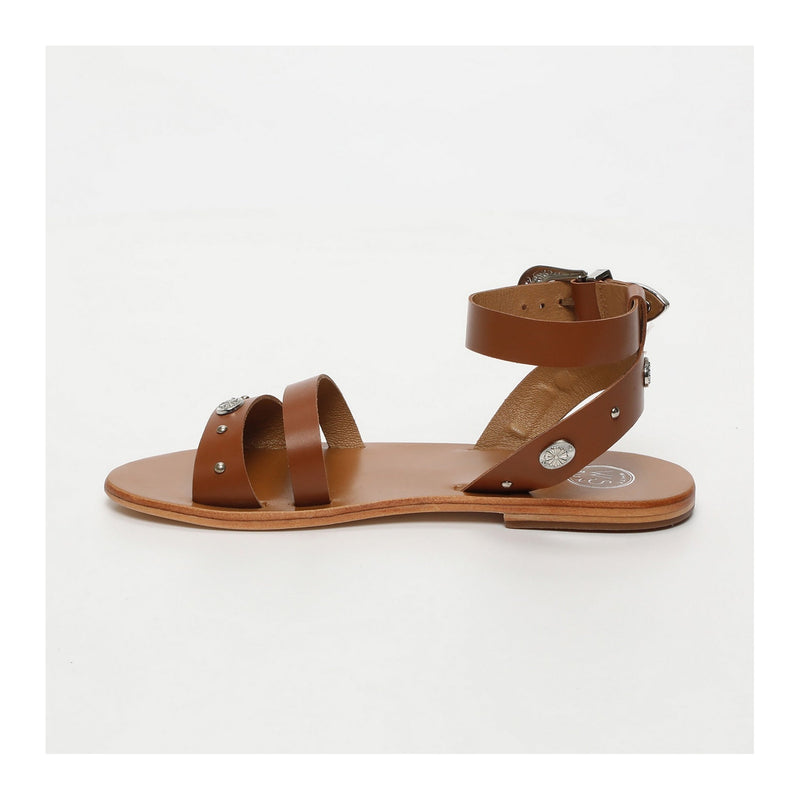 Sandales Tendances Baani - Camel SANDALES White Sun