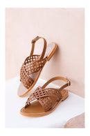 Sandales Tendances Baishakh - Camel SANDALES White Sun