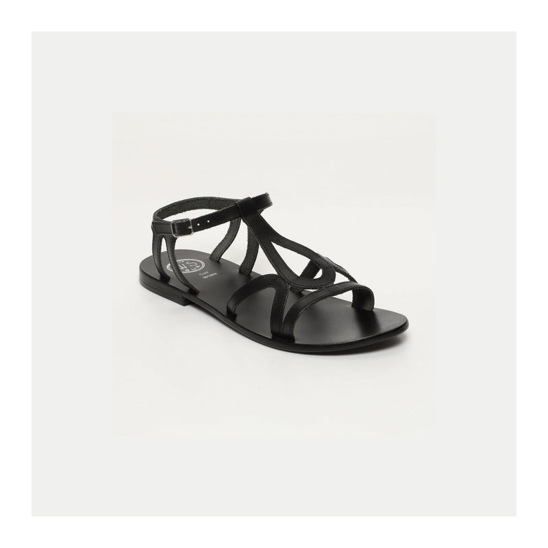 Sandales Tendances Deepashikha - Black SANDALES White Sun