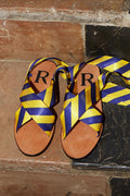 Ruban Knot Sandals - Multi Yellow
