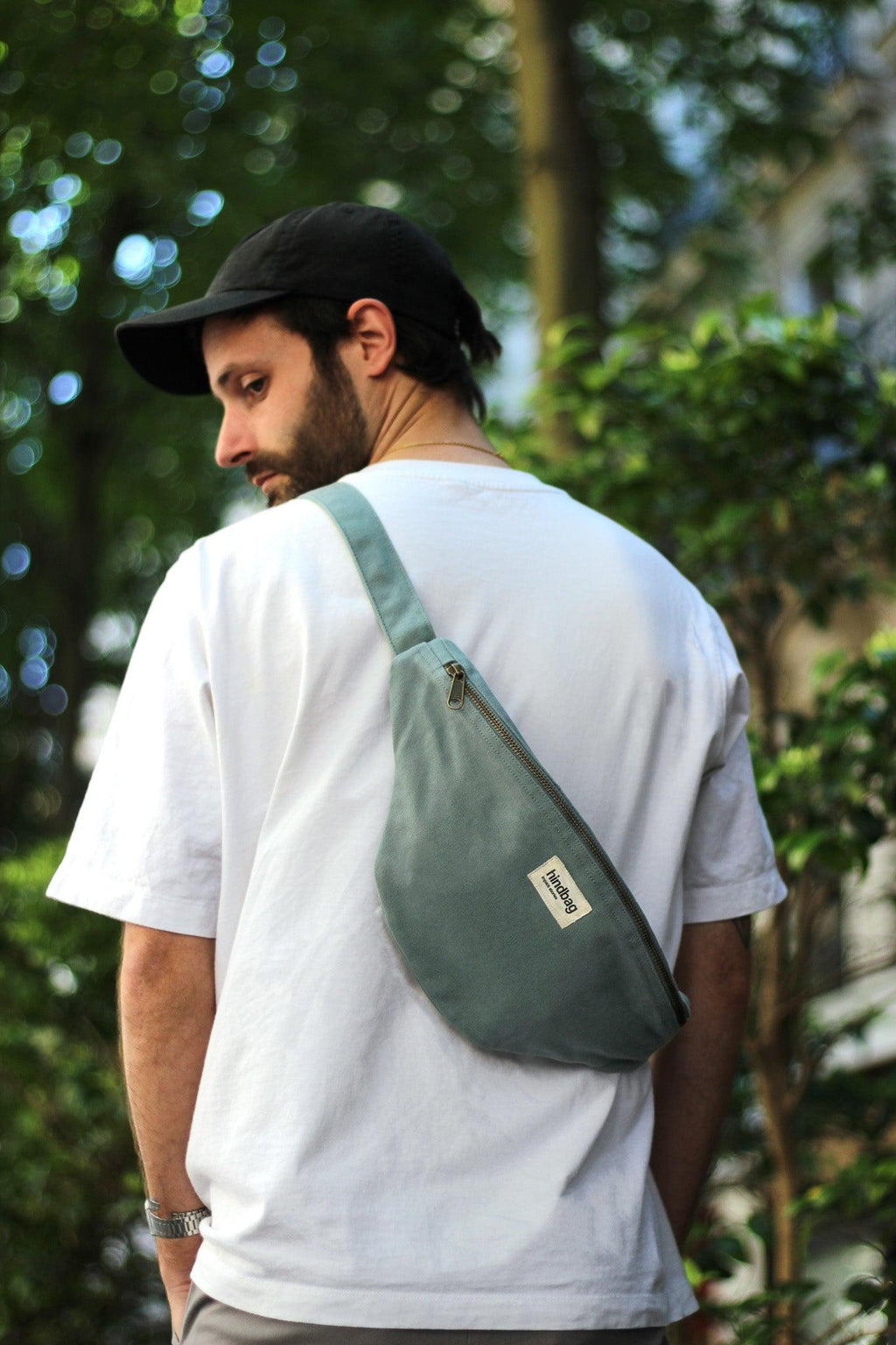 Magväska L Sasha Salvia Hindbag2