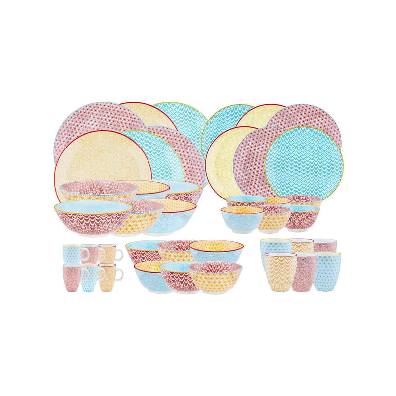 Service Complet - 42 Pièces - Color - Björn - The Bradery