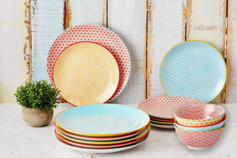 Service Complet - 42 Pièces - Color - Björn - The Bradery