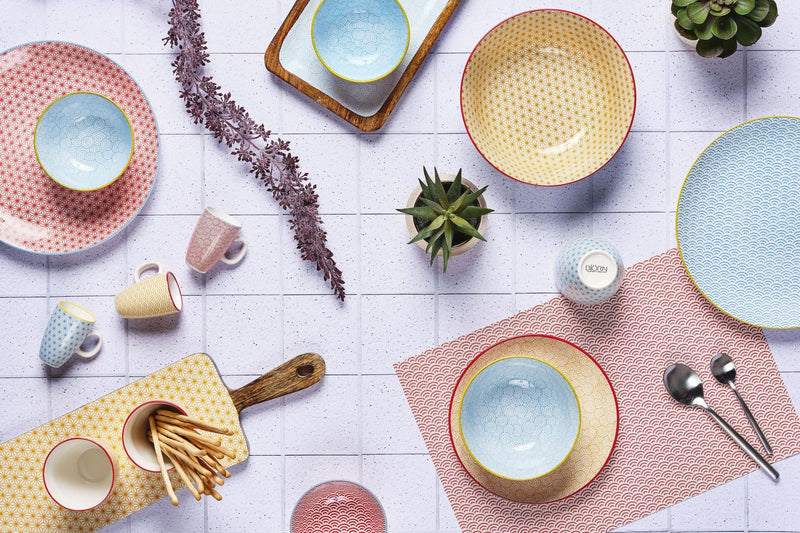 Service Complet - 42 Pièces - Color - Björn - The Bradery