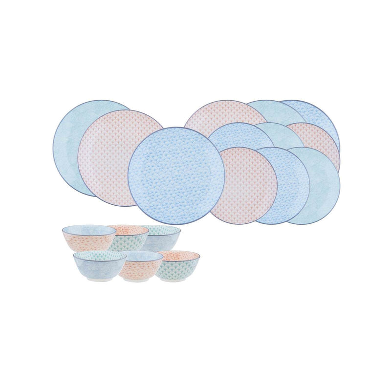 Service Les Essentiels - 18 Pièces - Pastel - Björn - The Bradery