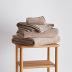 Serviettes De Bain - En Coton Bio - Argile