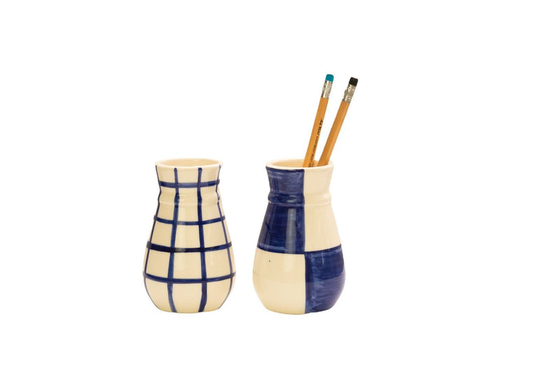 Set De 2 Vases En Céramique - Bleu - Really Nice Things - The Bradery