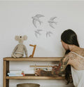 Set De 4 Hirondelles En Céramique - Blanc - Really Nice Things - The Bradery