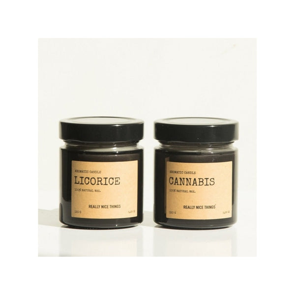 Set De velas - Cannabis & Regaliz - Really Nice Things - The Bradery