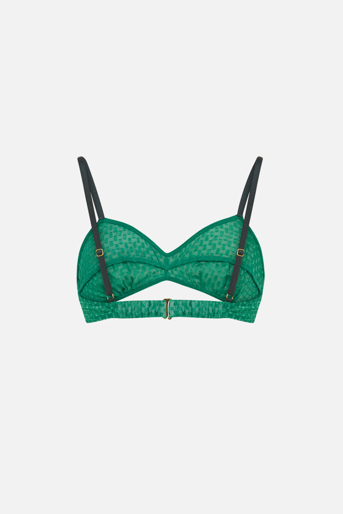 Sujetador Mystic Cut Yarn - Verde Clorofila