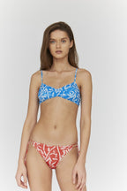 Haut De Maillot Waters Bamboo - Bleu Mediterannee