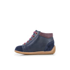 SHOEMI LACE -MARINE/BORDEAUX -PAMPLONA/VELOUR SHOEMI LACE Pom D'Api