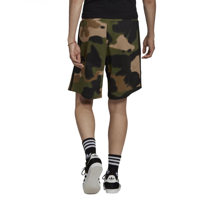 Adidas Originals Camo 3-Stripes Shorts - Camo - Women Adidas CLOTHING