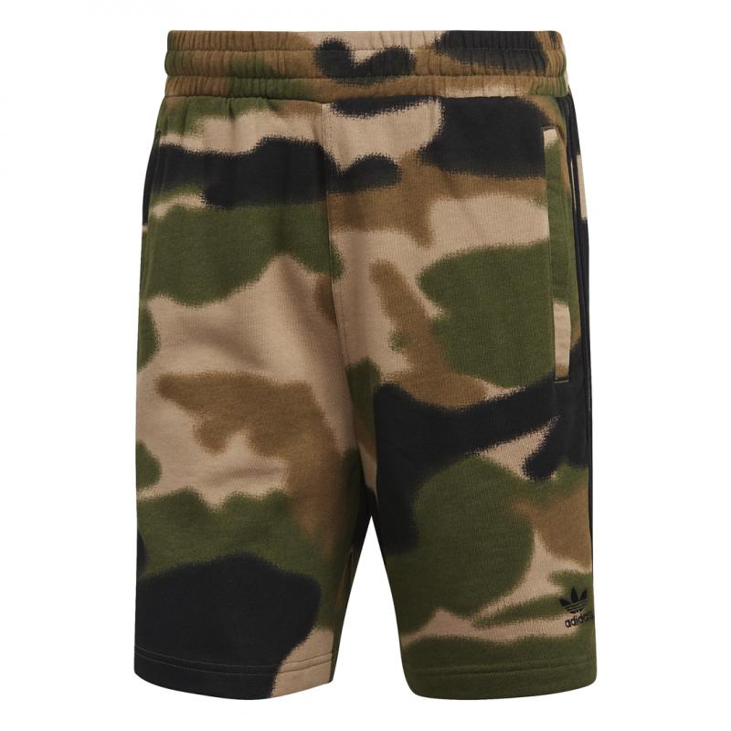 Adidas Originals Camo 3-Stripes Shorts - Camo - Women Adidas CLOTHING