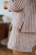 SHORT JOHN RAYA ROUGE - Saaj Paris - The Bradery