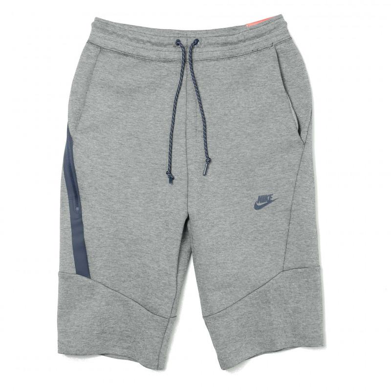 Short Nike Tech Fleece 2.0 - 727357-091 - Gris - Homme NIKE SHORT HOMME TEXTILE Nike