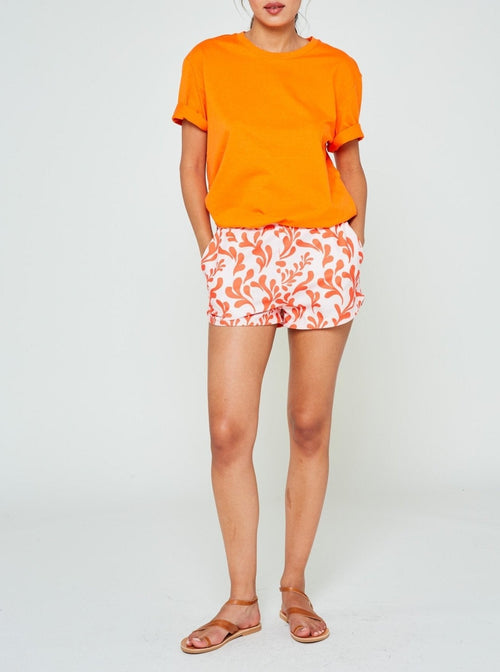 Short Stacy Tiki - Orange - Modetrotter - The Bradery