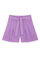 Short Taquin Lilas en Lyocell - Soi Paris - The Bradery