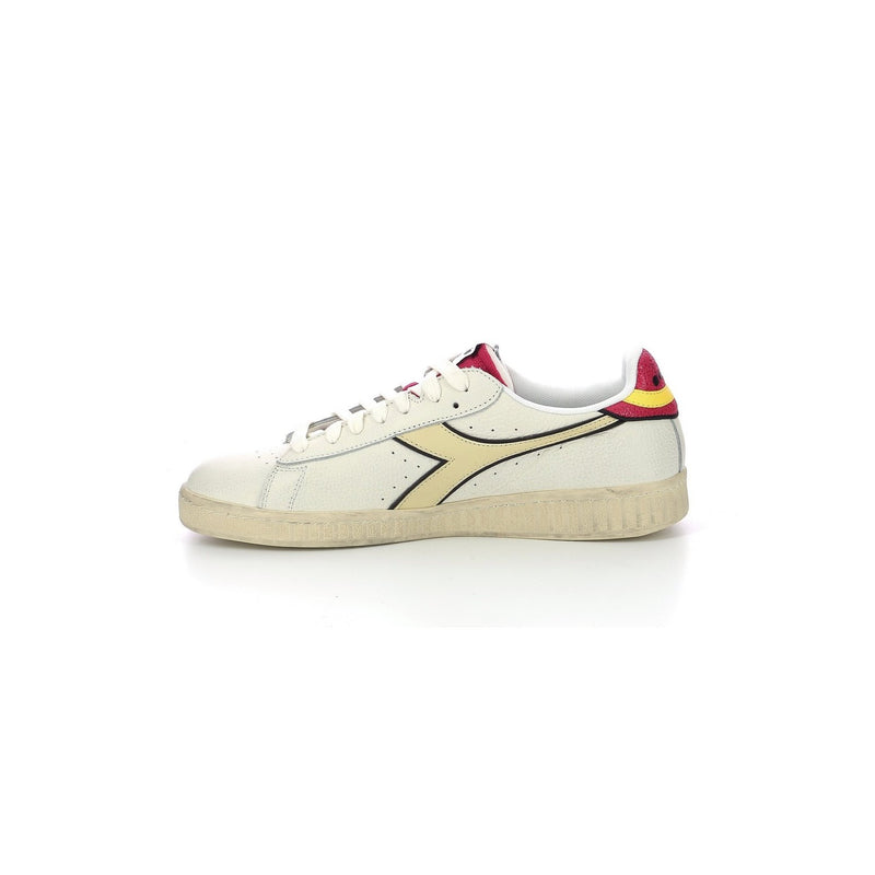 Sneakers Bas Game L Low Icon - Black/White/Fer.Red Italy - Multi - Diadora - The Bradery