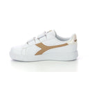 Sneakers Bas Game P Ps Girl - White/Gold - Junior - Diadora - The Bradery