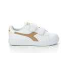 Sneakers Bas Game P Ps Girl - White/Gold - Junior - Diadora - The Bradery