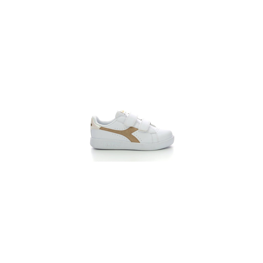 Diadora - Sneakers Bas Game P Ps Girl - White/Gold - Junior | The Bradery