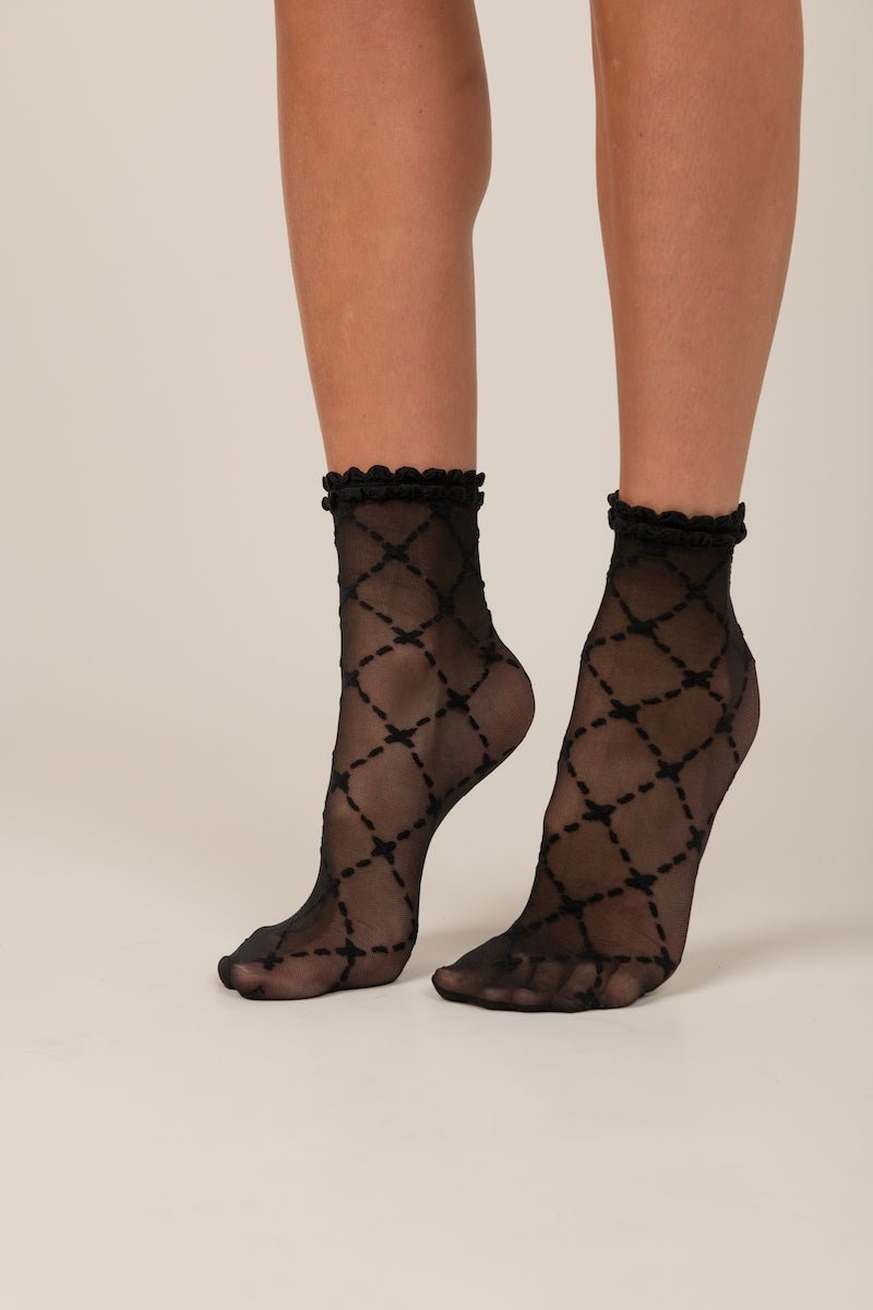 Socquettes Grace - Noir - Vog Store - The Bradery